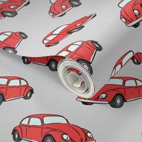 red bugs - (grey) beetle car