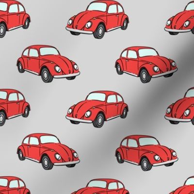 red bugs - (grey) beetle car