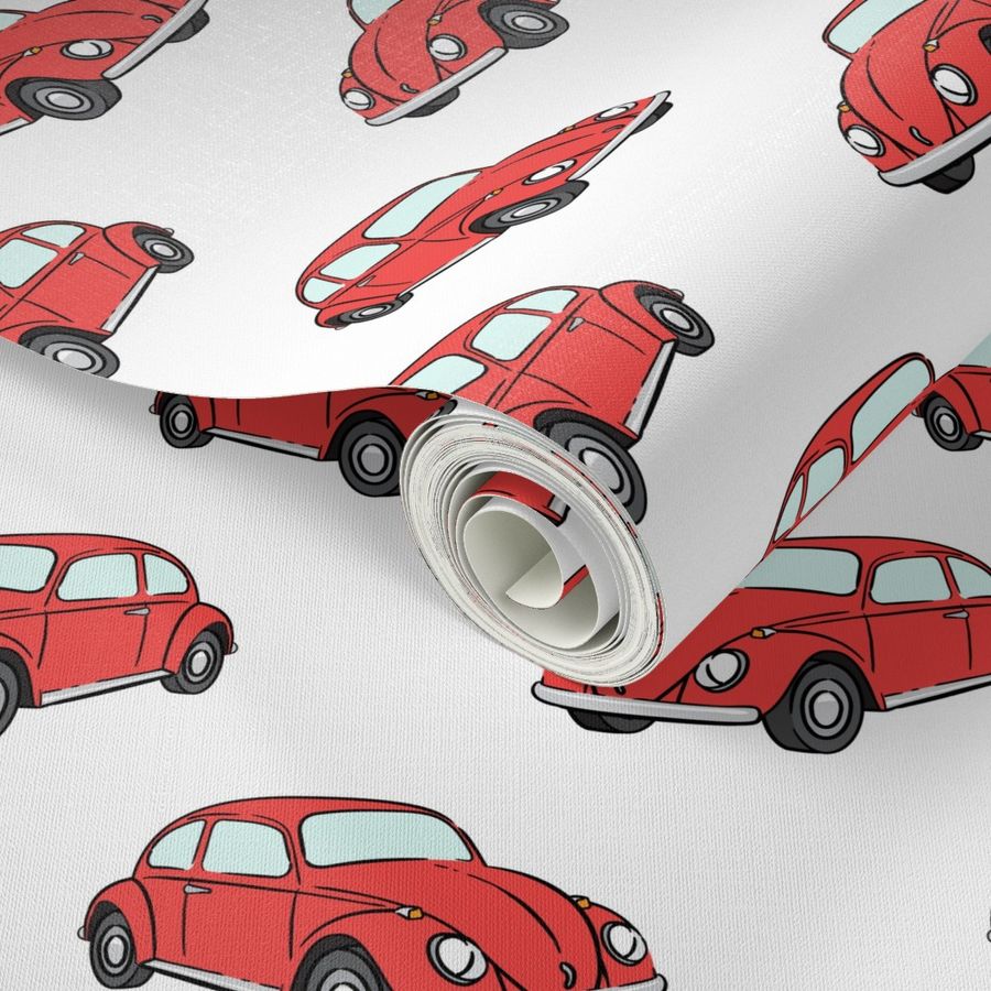 red bugs - beetle car