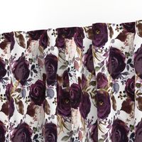 Dark Plum Florals