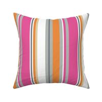 SLICE STRIPE in "BERRY & MANDARIN"