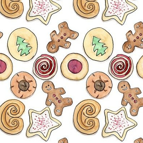 Holiday Cookies with Gingerbread Men