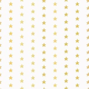 Luxe Gold Tiny Christmas Stars Confetti, Drawn Seamless Vector Pattern