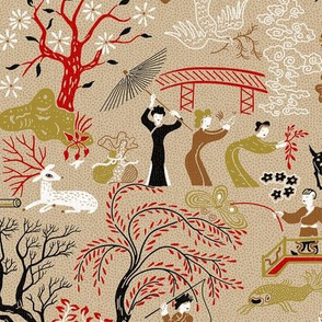 Midcentury Chinoiserie 1a