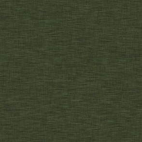 Hunter Green Linen Solid