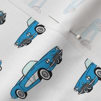 vintage convertible - blue