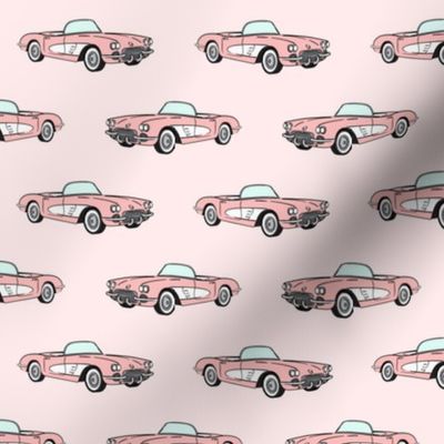 vintage convertible - pink on pink