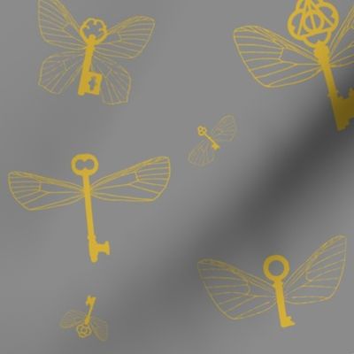 Flying Keys gold/grey