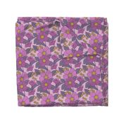 BIG FLORAL 70s MAUVE 2