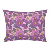 BIG FLORAL 70s MAUVE 2