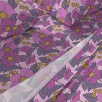 BIG FLORAL 70s MAUVE 2