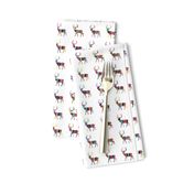 colorful striped deers | tiny