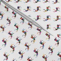 colorful striped deers | tiny