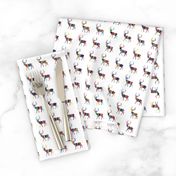 colorful striped deers | tiny