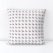 colorful striped deers | tiny