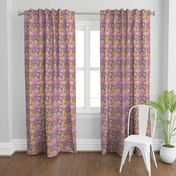 BIG FLORAL 70s MAUVE