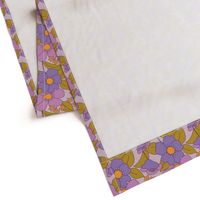 BIG FLORAL 70s MAUVE