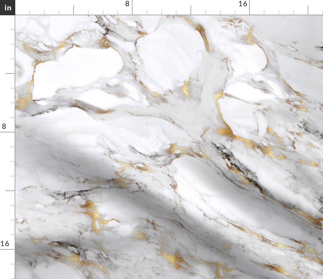 Gilded Marble // Large Scale