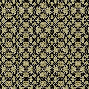 Celtic Brocade (tan/black)