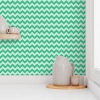 baby elephant green mint chevron