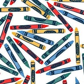 retro circus crayons