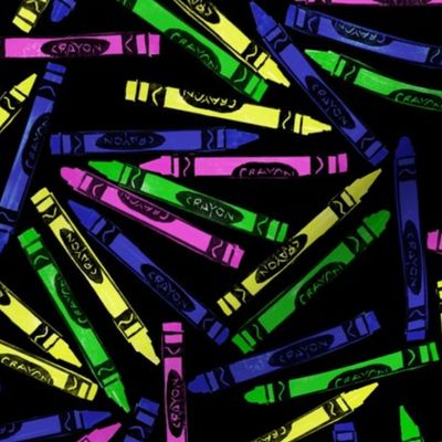 Bob's neon crayons