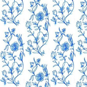 Chinoiserie Floral in Blue