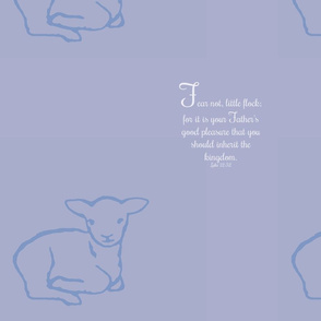 Little Lamb Lying Down- with quote
