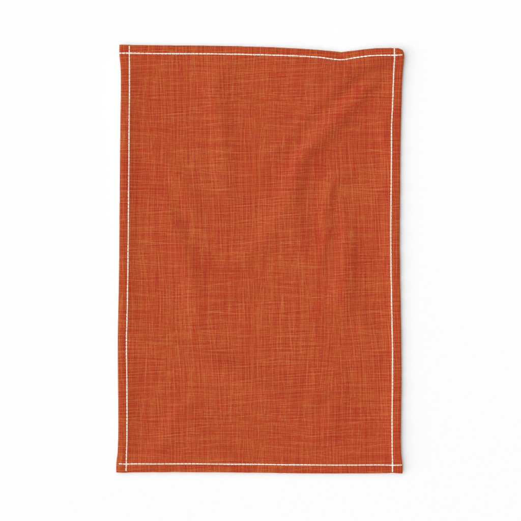 Terracotta Linen by Helenpdesigns