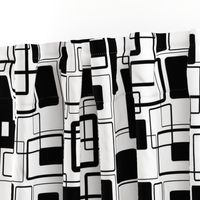 Black Noir & White Geometric