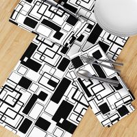 Black Noir & White Geometric