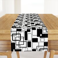 Black Noir & White Geometric