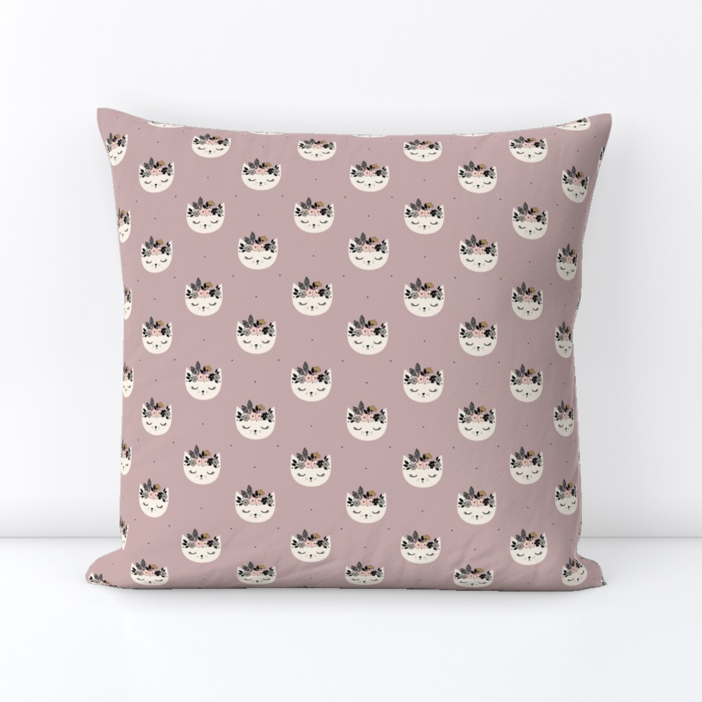 Cat Blossom - Dusty lilac small