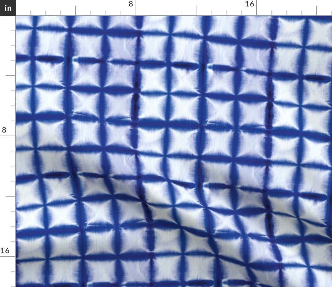 Shibori Indigo dyed fabric