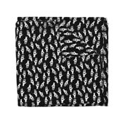 SMALL - hand palmistry hand - palm print fabric, palm, tarot, ouija, star, stars, constellations, - black