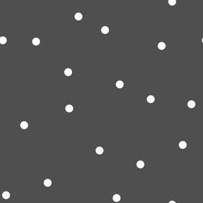 Random Confetti Pattern | Gray and White Falling Snow