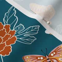 Butterfly garden - limited palette
