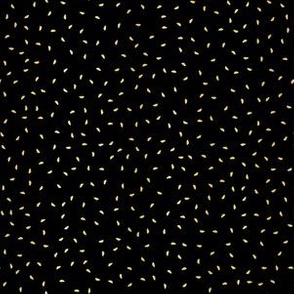 Luxury Black Gold Party Confetti Pattern Seamless Vector