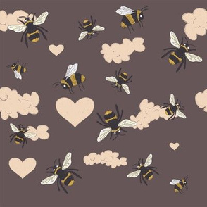 Silly Bees Brown