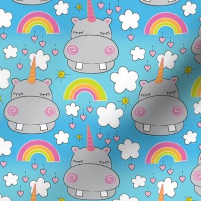 unicorn hippos and rainbows