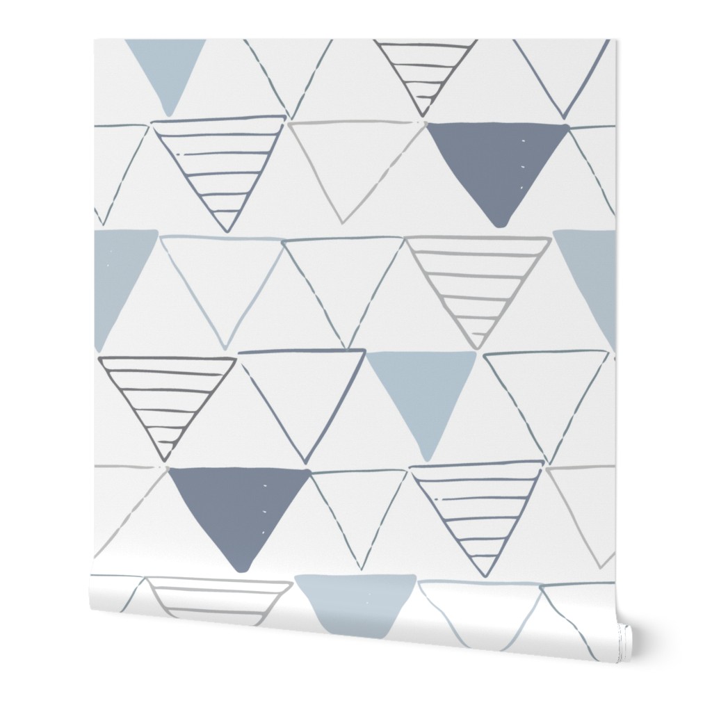 Geometric Flags in Blue