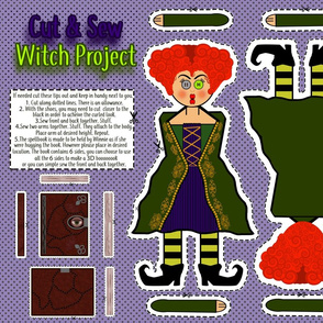 Cut and Sew Witch Project 