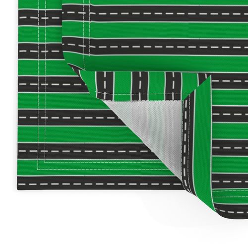 FS Construction Road Street Stripe Green