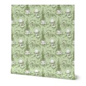 Green Garden Toile Small