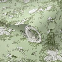 Green Garden Toile Small