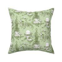 Green Garden Toile Small