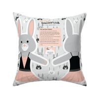 Bunny Ballerina Cut and Sew Plushy Project