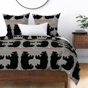 US Black Bear Cut-And-Sew Pillow