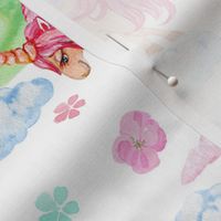 unicorns fairy pattern