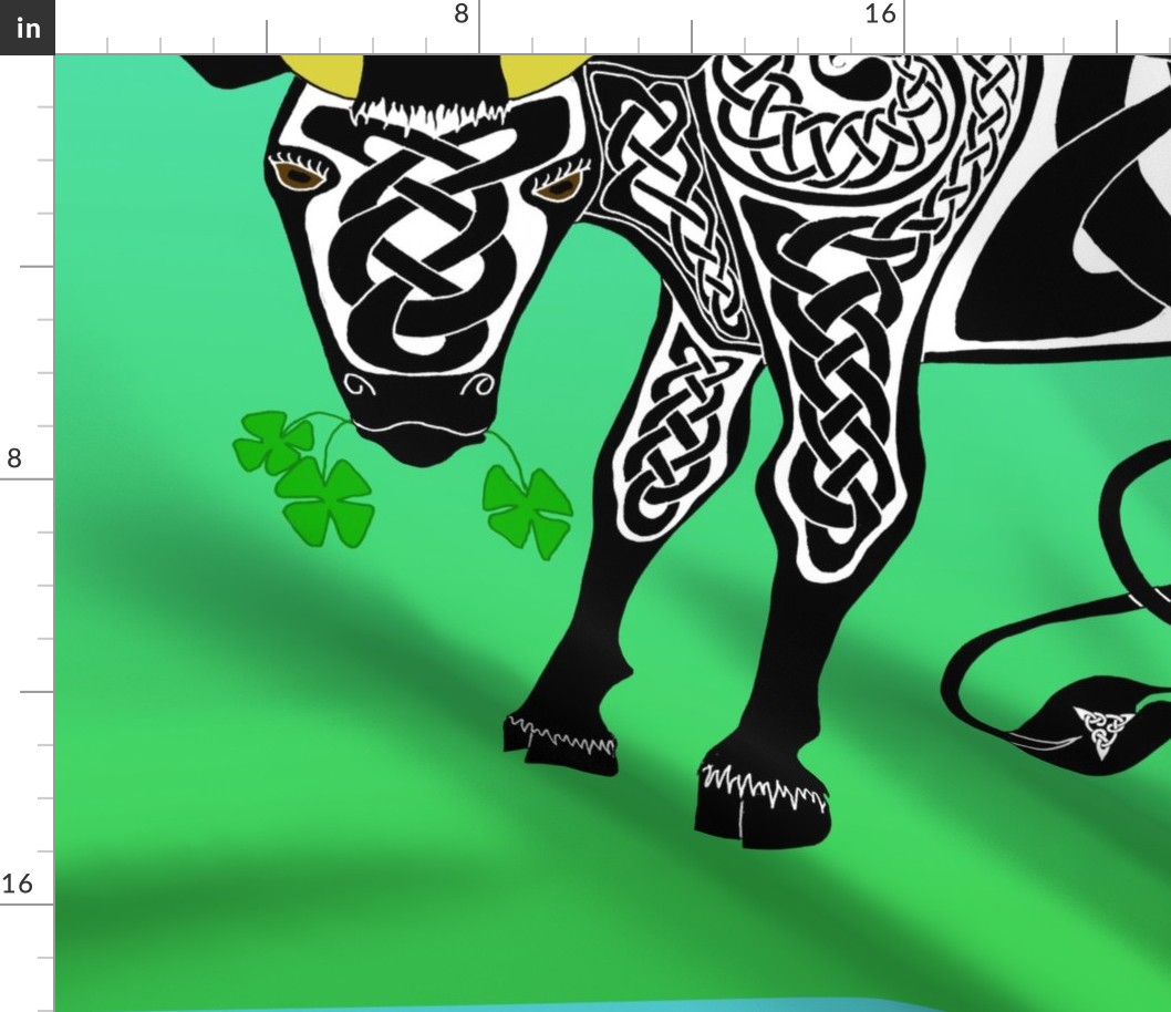 Celtic Cow Banner